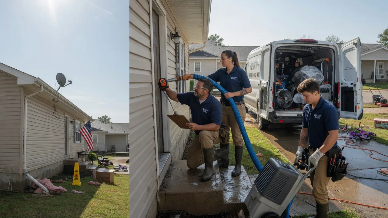 Ceiling Water Damage Restoration in Byesville, OH near me